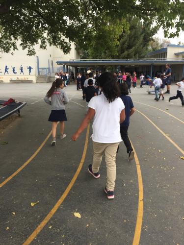 Pacific staff and students wear their shirts backward to "turn their backs on drugs". 