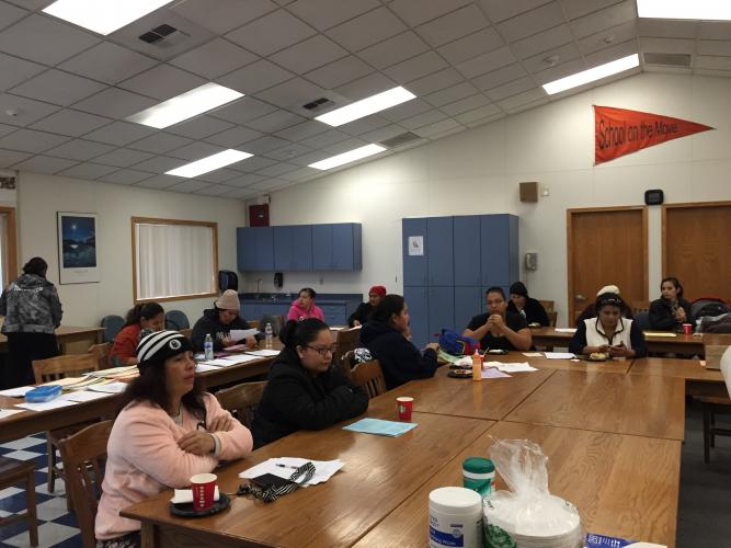 Pacific Parents meet to discuss report cards, conferences, and healthy meals