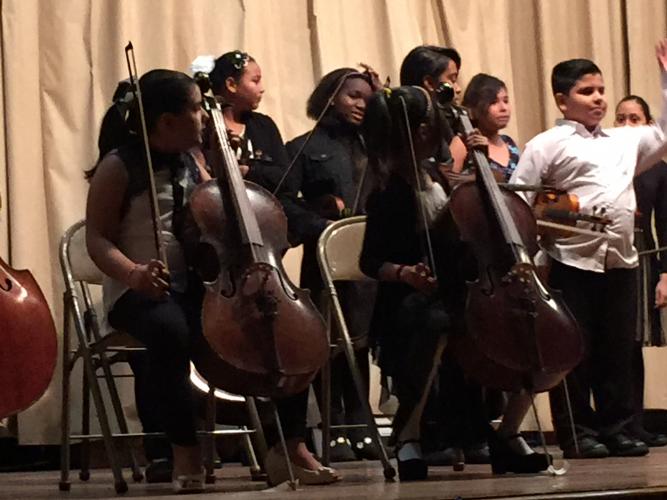 Pacific students perform various selections